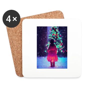 Christmas 18 - Coasters (set of 4) - white - Front