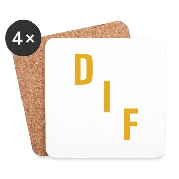Degerfors - Coasters (set of 4) - white - Front