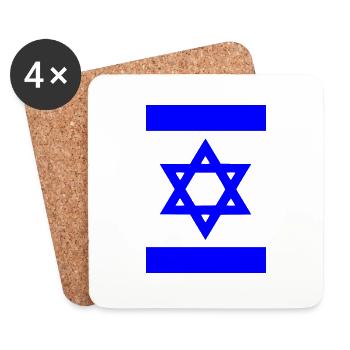 Israel - Coasters (set of 4) - white - Front