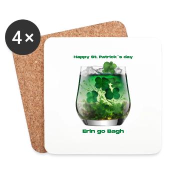 Happy St. Patrick´s Day - Untersetzer (4er-Set) - Weiß - Vorne
