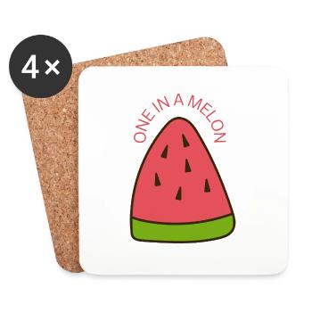 One in a melon - Untersetzer (4er-Set) - Weiß - Vorne