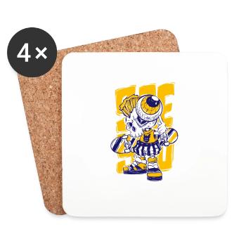 Skulleye Skaters - Coasters (set of 4) - white - Front