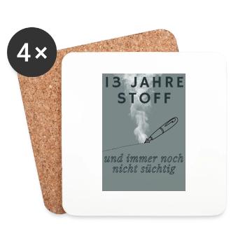 Abi Design German - Untersetzer (4er-Set) - Weiß - Vorne