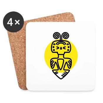 ORO 02 - Coasters (set of 4) - white - Front