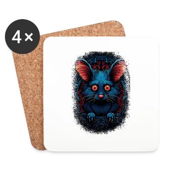 Terrier Birthday Gift Idea Puppy Quote Funny - Coasters (set of 4) - white - Front
