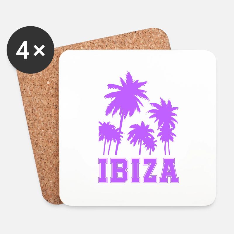 ibiza - Untersetzer (4er-Set) - Weiß