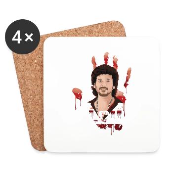 Visionary Lokesh: A Tribute to Tamil Cinema" - Coasters (set of 4) - white - Front