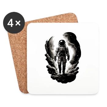 Astronaut - Untersetzer (4er-Set) - Weiß - Vorne