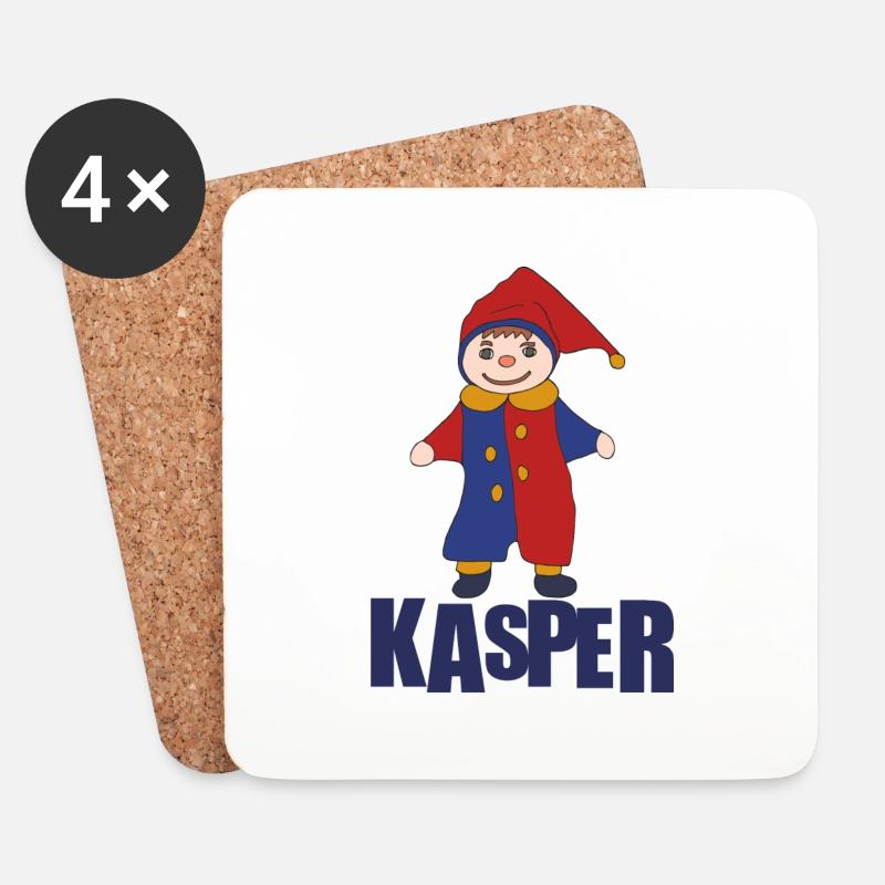 KASPER - Untersetzer (4er-Set) - Weiß
