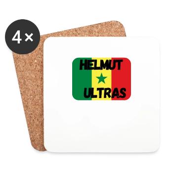 Malle Helmut Ultra 1 - Untersetzer (4er-Set) - Weiß - Vorne