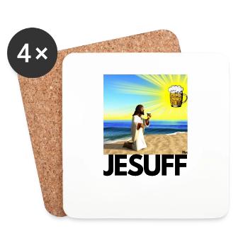 Malle Jesuff 3 - Untersetzer (4er-Set) - Weiß - Vorne
