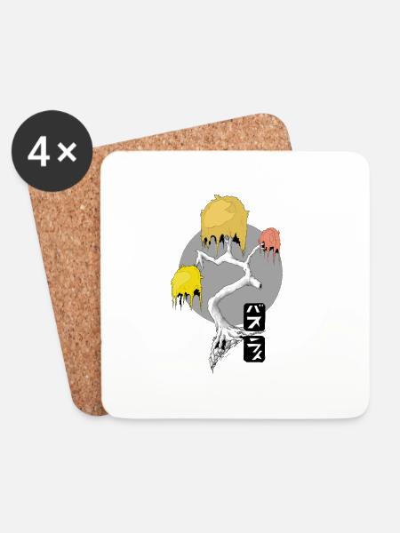 Tree - Untersetzer (4er-Set) - Weiß