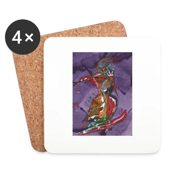 FUNtasie - Coasters (set of 4) - white - Front