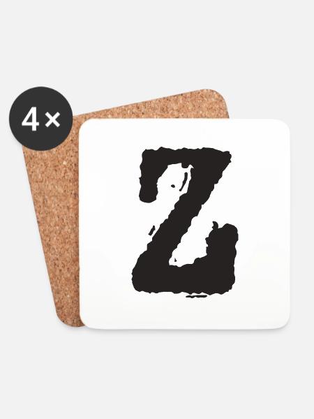 Z - Coasters (set of 4) - white