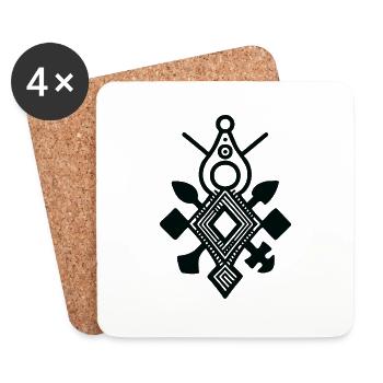 Das Kreuz des Südens - Untersetzer (4er-Set) - Weiß - Vorne