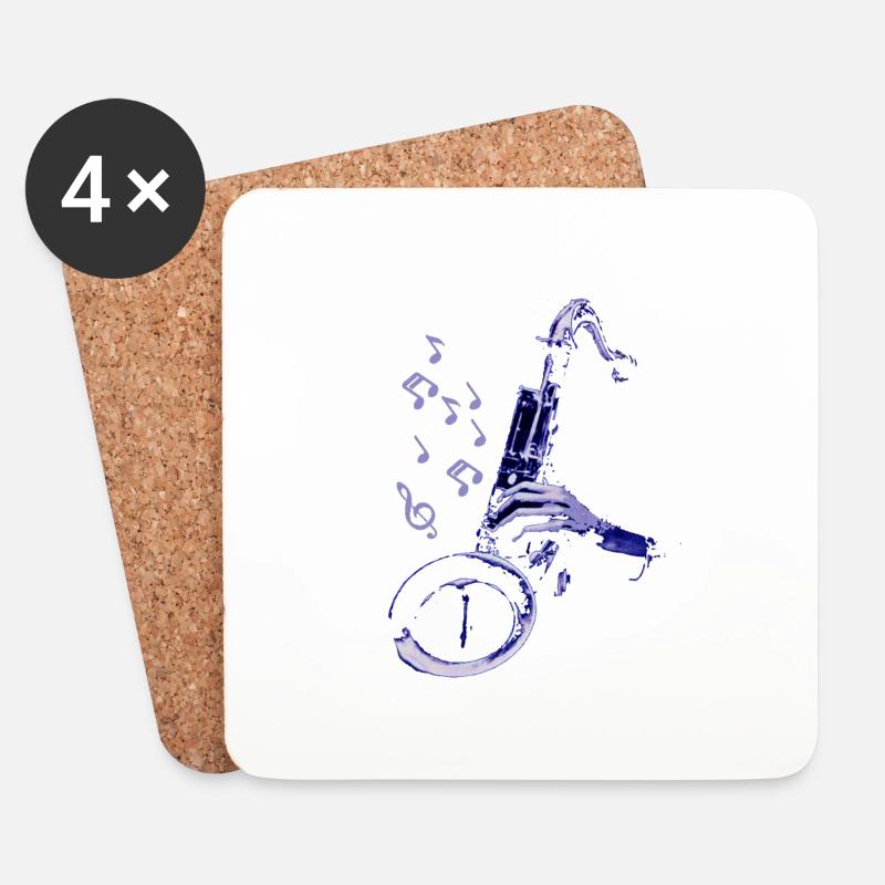 zso jazz5 - Coasters (set of 4) - white