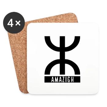 Amazigh - Coasters (set of 4) - white - Front