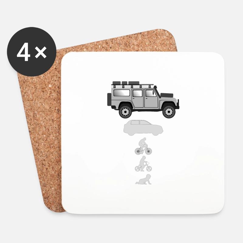 Evolution Landi - Coasters (set of 4) - white