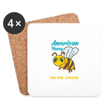 American Honey Pure Unfiltered - Untersetzer (4er-Set) - Weiß - Vorne