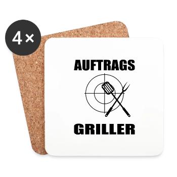 BBQ - Untersetzer (4er-Set) - Weiß - Vorne