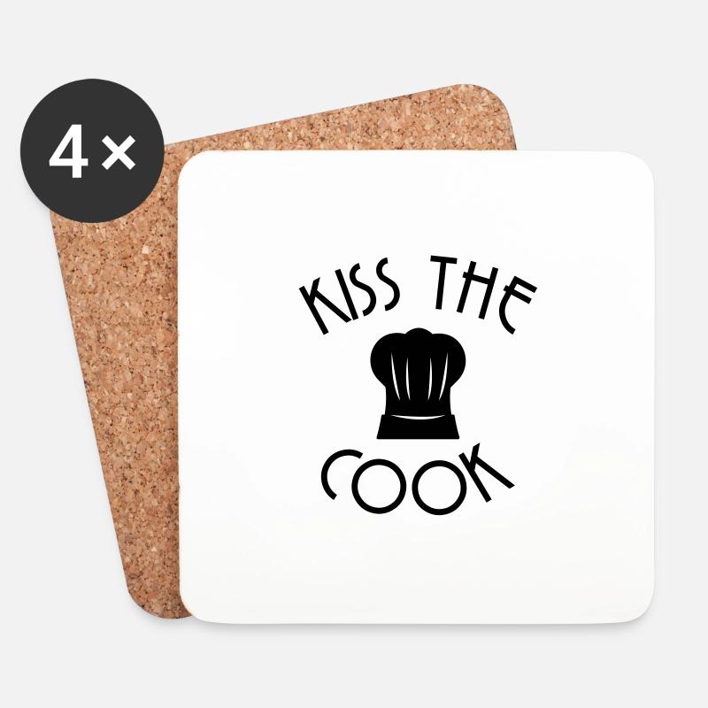 Cook - Coasters (set of 4) - white