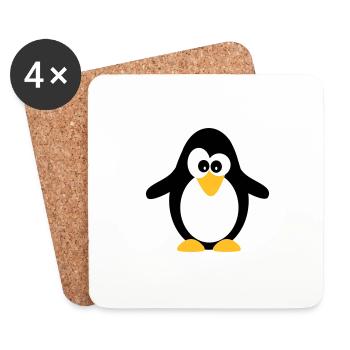 penguin - Coasters (set of 4) - white - Front