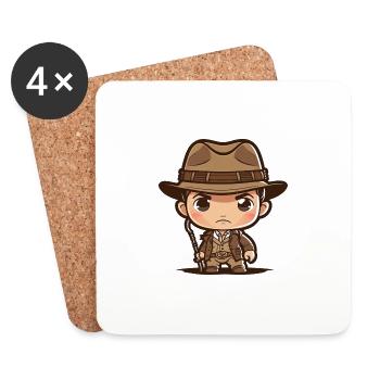 archaeologist - Coasters (set of 4) - white - Front