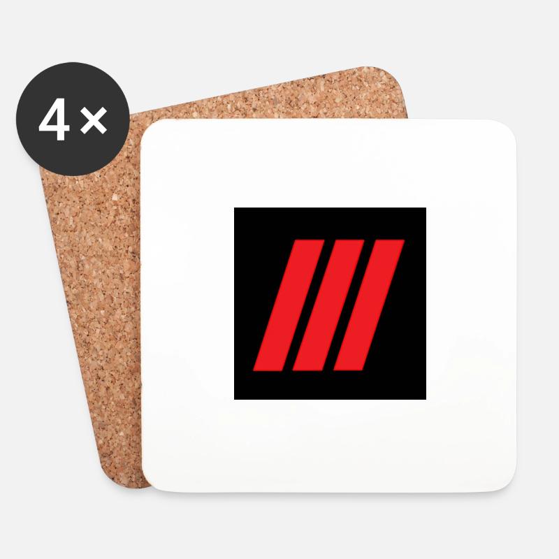 Corporal Chief - Untersetzer (4er-Set) - Weiß