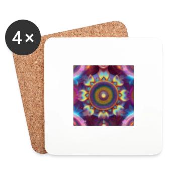 LSD - Dessous de verre (lot de 4) - blanc - Devant
