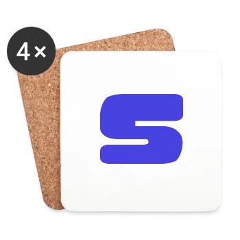 5. 5 JAHRE. 5-JÄHRIGES JUBILÄUM. GEBURTSTAG 5 JAHRE. 5 - Untersetzer (4er-Set) - Weiß - Vorne