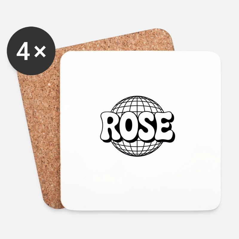 Pink Disco Sphere - Coasters (set of 4) - white