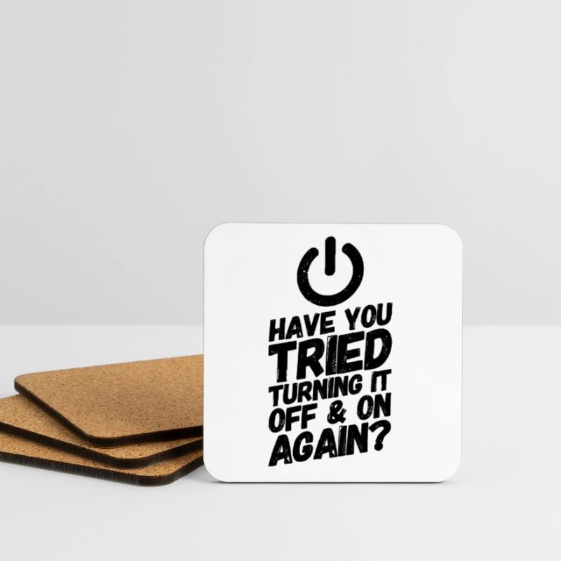 Admin Administrator Computer Science Computer Coasters (set of 4)