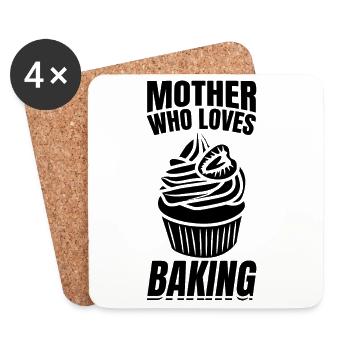 Baker Mother - Coasters (set of 4) - white - Front
