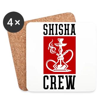 Shisha Crew - Coasters (set of 4) - white - Front