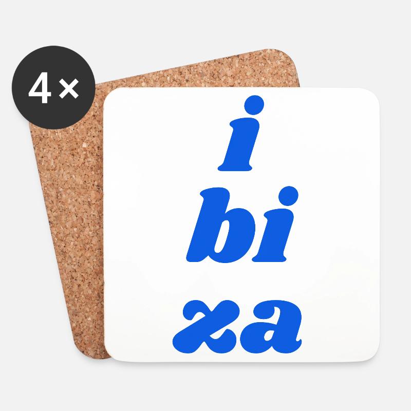i bi za - Untersetzer (4er-Set) - Weiß