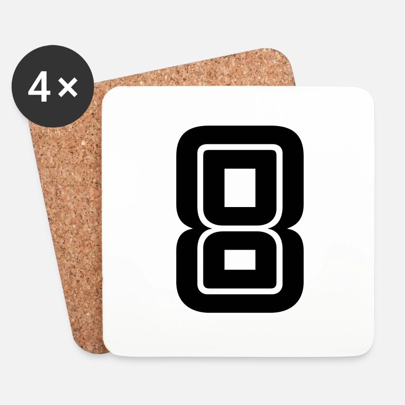 8 - Coasters (set of 4) - white