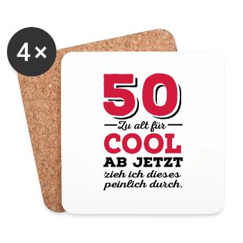 50 - Untersetzer (4er-Set) - Weiß - Vorne