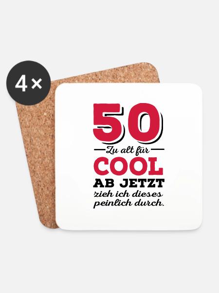 50 - Untersetzer (4er-Set) - Weiß
