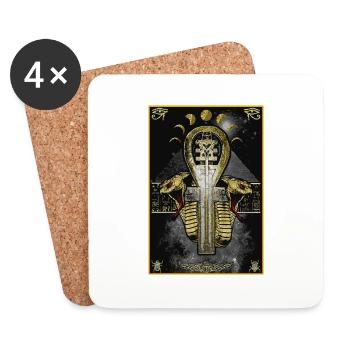 Ancient Night - Coasters (set of 4) - white - Front