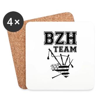 breizh bretagne 12 - Coasters (set of 4) - white - Front