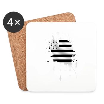 breizh brittany 16 - Coasters (set of 4) - white - Front