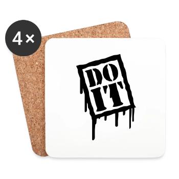 Do It - Coasters (set of 4) - white - Front