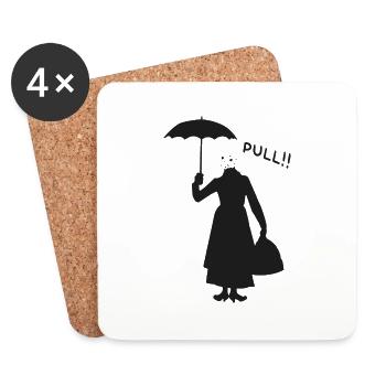 Mary Poppins - Dessous de verre (lot de 4) - blanc - Devant