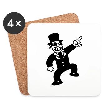 husband - Coasters (set of 4) - white - Front