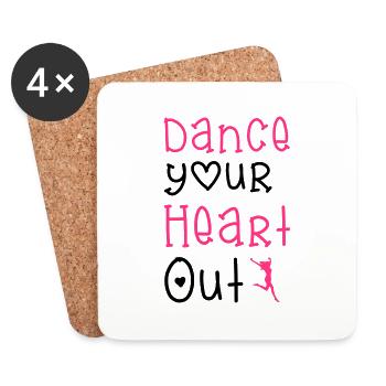 Dance - Untersetzer (4er-Set) - Weiß - Vorne