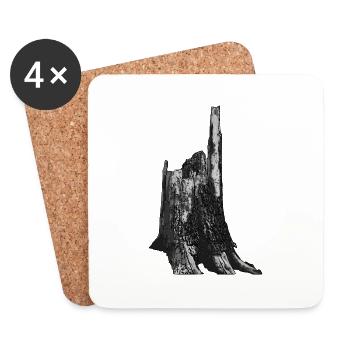 Tree - Coasters (set of 4) - white - Front