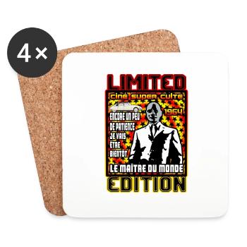 le maitre du monde - Dessous de verre (lot de 4) - blanc - Devant