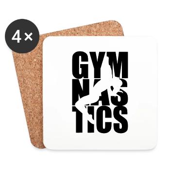 Gymnastics - Gymnastics - Coasters (set of 4) - white - Front