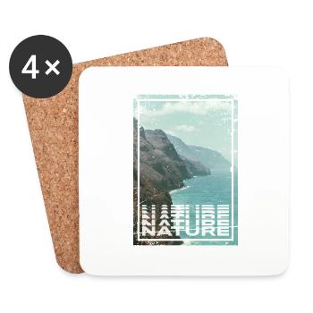 Nature - Coasters (set of 4) - white - Front