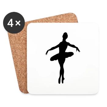 ballerina - Coasters (set of 4) - white - Front